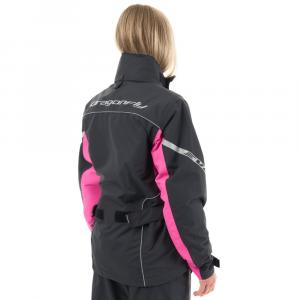 На фото Куртка - дождевик EVO Woman Black - Pink