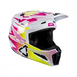 На фото Мотошлем Leatt Moto 3.5 Storm Pink