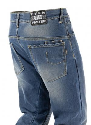 На фото EF56 Мотоджинсы SKYNET муж. CORDURA DENIM Светлый Синий