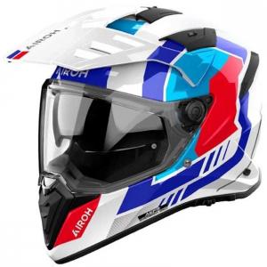 На фото Airoh Bandit Horn White Gloss