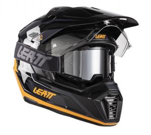 На фото Внедорожный шлем Leatt ADV 7.5 Black-Orange